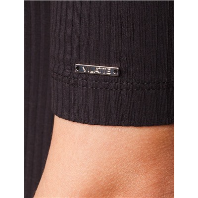 Джемпер из трикотажа в широкий рубчик