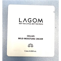 Lagom Пробник Лёгкий увлажняющий крем с мочевиной Cellus Mild Moisture Cream