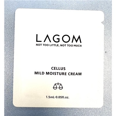 Lagom Пробник Лёгкий увлажняющий крем с мочевиной Cellus Mild Moisture Cream