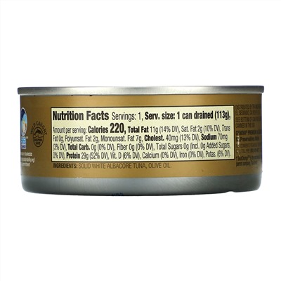 Genova, Genova, Albacore Tuna In Olive Oil, 5 oz ( 142 g)