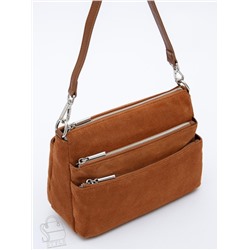 Сумка женская кожаная 8269PEF brown Polina&Eiterou