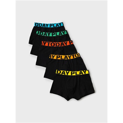 Трусы трикотажные для мальчиков - боксеры, 5 шт в комплекте