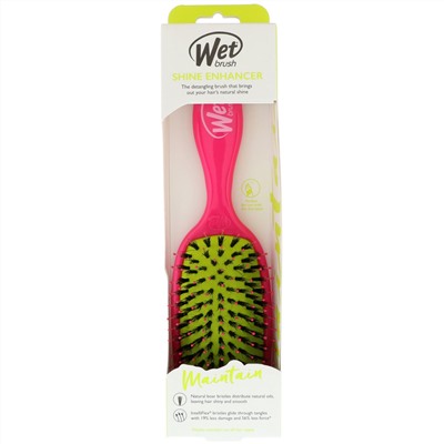 Wet Brush, Shine Enhancer Brush, Pink, 1 Brush