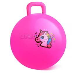 Мяч с ручкой 45см (цвет в ассортименте)