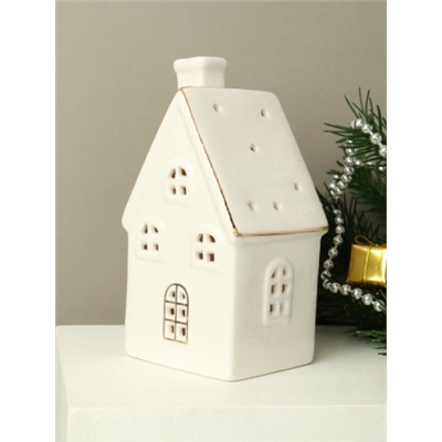 Фигурка Домик с подсветкой 12 см новогодний / YZ19670 /уп 72/LED