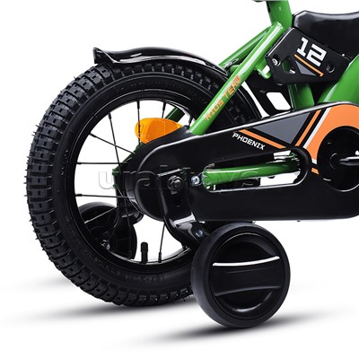 Велосипед 12" Rocket Phoenix, цвет зеленый