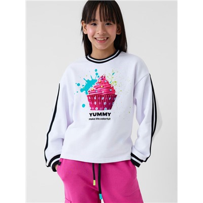 Толстовка трикотажная для девочек