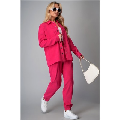 Женский вельветовый костюм с брюками джоггерами Happyfox