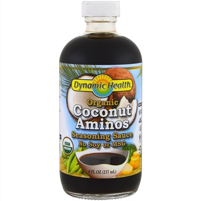 Dynamic Health  Laboratories, Аминокислоты органического кокоса, соус для приправы, 8 жидких унций (237 мл)
