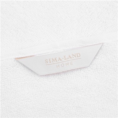 Полотенце махровое SL HOME: Floral «Блан де Блан» 30×60 см, хлопок 100%, белое