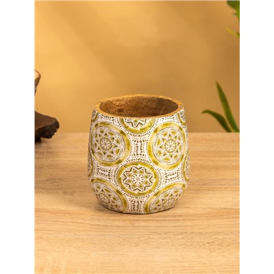 Стакан «Звёзды», 10×10×10 см, дерево