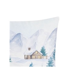 Наволочка декоративная новогодняя «Этель. Зима», 40×40 см, велюр