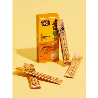 VT Cosmetics Бустер-сыворотка для лица с микроиглами и витамином C / Vita-Light Reedle Shot 100 Stick, 10 x 2 мл