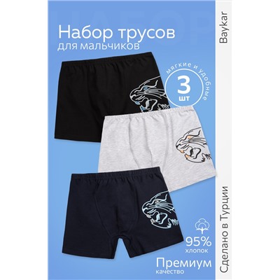 Трусы для мальчика 3шт. Baykar