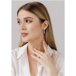 Серьги из серебра родированные 925 пробы С50121р