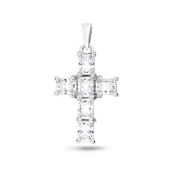 Подвеска, куб.циркон., Венец