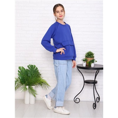 Толстовка "Кнопа" (Василек)