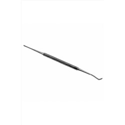 YOKO Шабер маникюрный двусторонний / Classic SI 006, лопатка/пика, 14,3 см KRISTALLER, 1108740