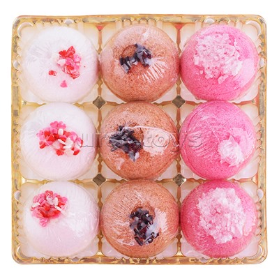 Набор бурлящих шаров Candy bath bar  "La boite des bonbons" 9*40 г