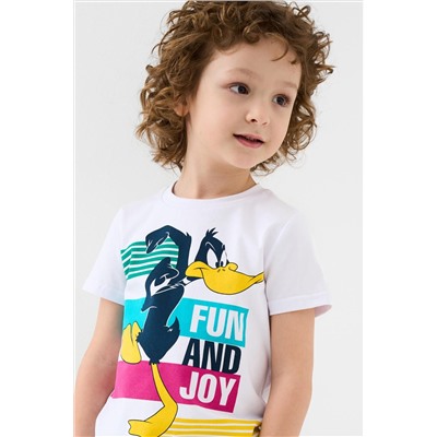 Фуфайка трикотажная для мальчиков (футболка) PLAYTODAY, 1239600