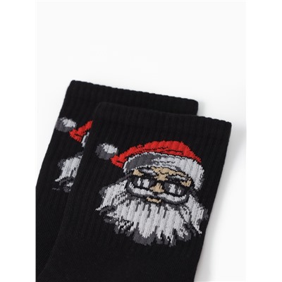 Новогодний подарочный набор «Ho-ho» плед, носки, перчатки, термостакан