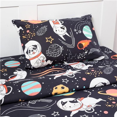 Постельное бельё 1.5-спальное «Этель» Cosmoparty, бязь