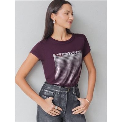 VILATTE Футболка D49.135