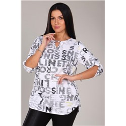 Туника Сара (Пиксель на белом)