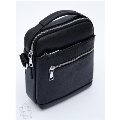 Сумка мужская кожаная 2217H black Heanbag