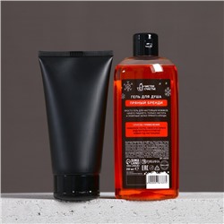 Подарочный набор новогодний, гель для душа 250 мл и гель для бритья 110 мл, Чистое счастье