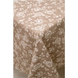 Скатерть Розы на льне НАТАЛИ, 978273