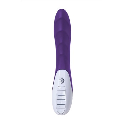 Фиолетовый вибратор Mystim Sassy Simon - 27 см.