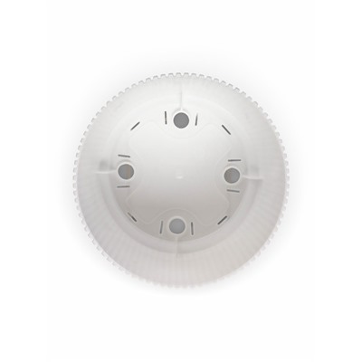 Горшок для цветов «Стрип», 2.3 л, d=17 см, h=15.2 см, пластиковый, с поддоном, белый