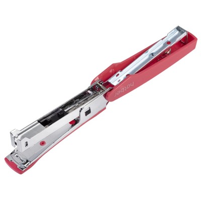 Степлер 10 на 12 листов "Джентл" с антистеплером ассорти (085963) Хатбер