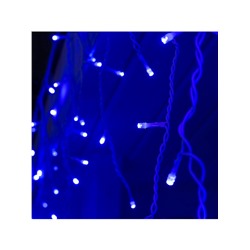 УЦЕНКА Гирлянда «Бахрома» 3×0.6 м, IP44, УМС, белая нить, 160 LED, свечение синее, 220 В