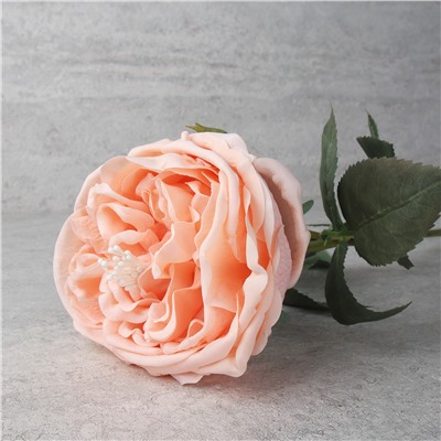 Цветок искусственный Пионовидная роза 59 см / GR-005 /уп 144/силикон