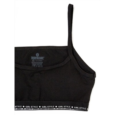 4012-02 Топ для девочки черный (BAYKAR)