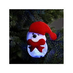 Ёлочная игрушка «Медвежонок», 10 см, от батареек, свечение мульти (RGB)