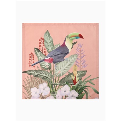 Набор салфеток «Этель» Tropical animals, 40×40 см - 4 шт., 100% хлопок., 190 г/м²