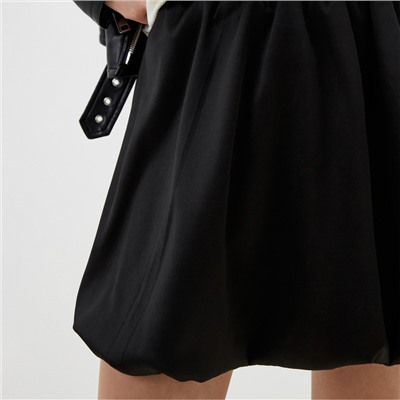 Юбка баллон мини женская MIST, размер L, чёрная