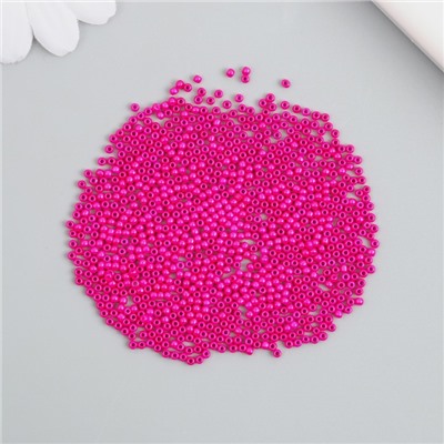 Бисер стекло 12/0 «Ярко-розовый», ровный №687, 450 г