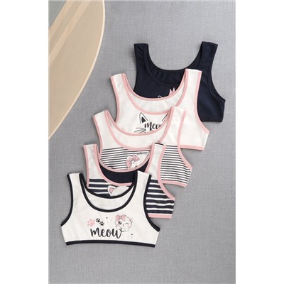 Майка-топ для девочки 5шт. Happyfox