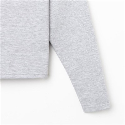 Костюм женский (толстовка, шорты) MIST, размер 48-50, серый