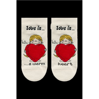 Короткие БРЕСТСКИЕ НОСКИ ЖЕНСКИЕ 1163 LOVE IS