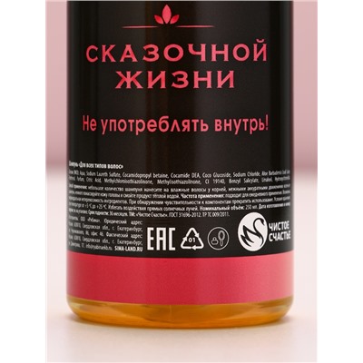 Подарочный набор «Море счастья!»: гель для душа и шампунь для волос шампанское, 2×250 мл, Чистое счастье