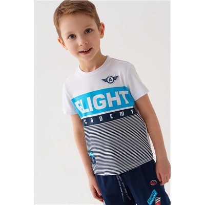 Фуфайка трикотажная для мальчиков (футболка) PLAYTODAY, 1239642