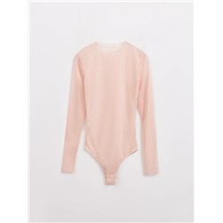 CONTE SAVAGE LBD 2549 Боди из анималистичного кружева