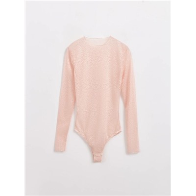 CONTE SAVAGE LBD 2549 Боди из анималистичного кружева