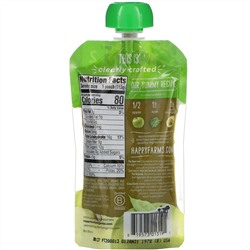 Happy Family Organics, Organic Baby Food, Stage 2, 6+ Months, Apples, Kale & Avocados, 4 oz (113 g)