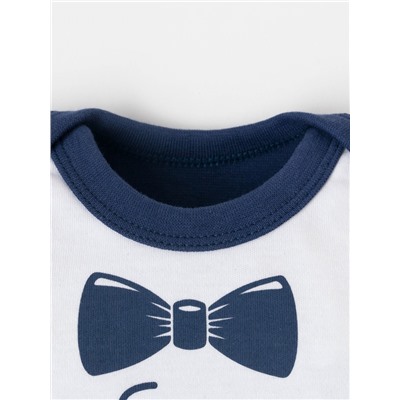 Боди для мальчика «Крошка Я. Любимчик девчонок», рост 86-92 см, белое, синее